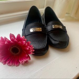 Coach Fredrica Black Loafer, Size 8